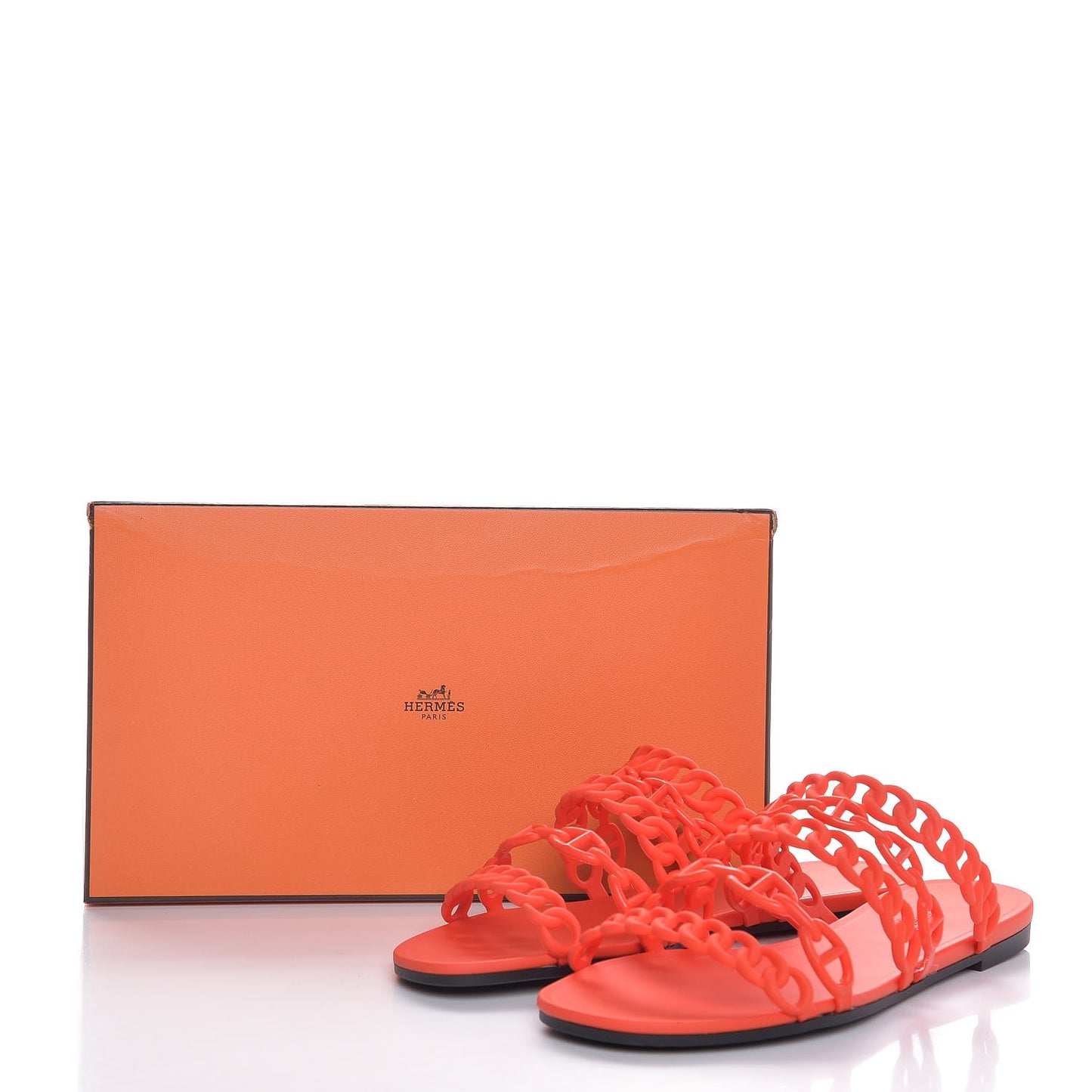 Rubber Chaine d'Ancre Nude Sandals 38 Pavot