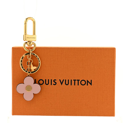 Louis Vuitton Monogram Blooming Flowers BB Bag Charm Key Holder Pink 5 of 5