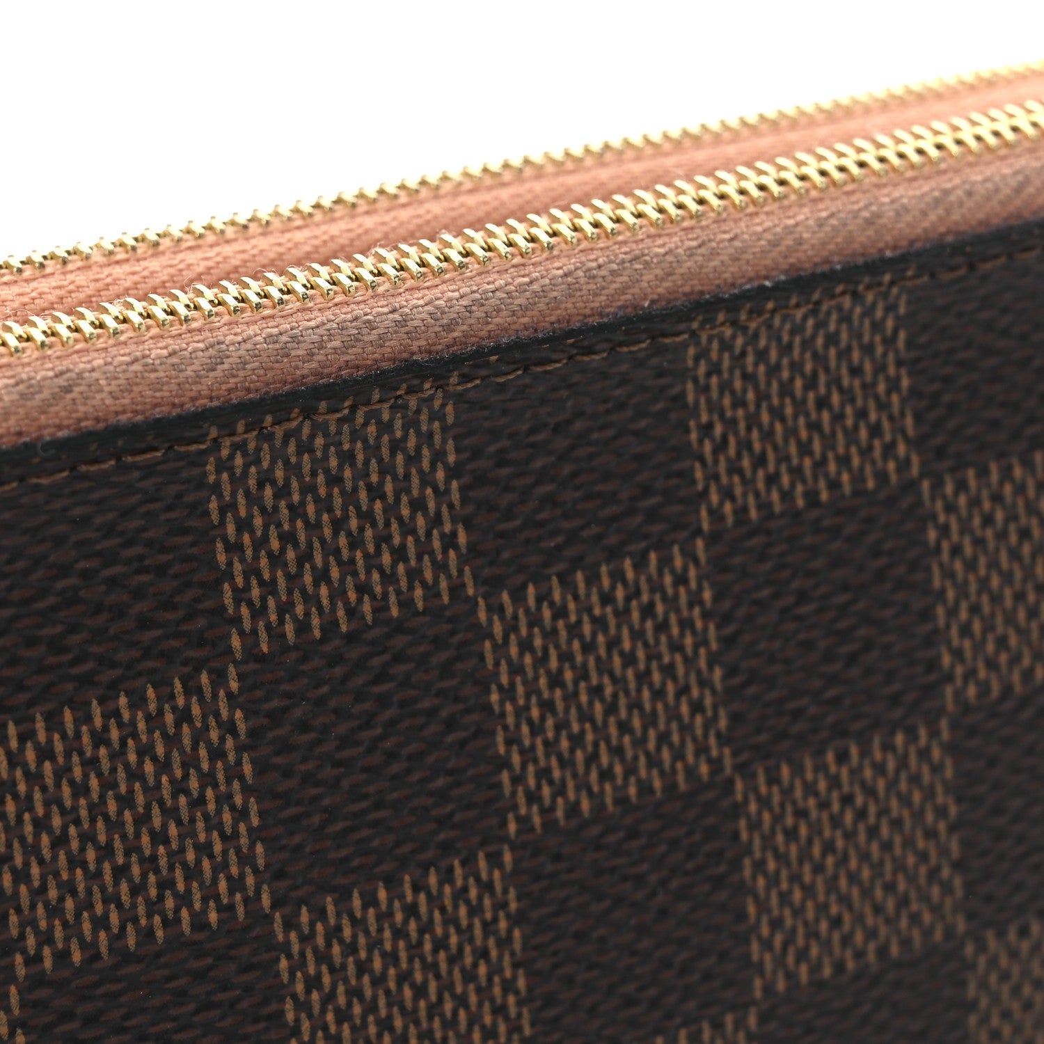 Louis Vuitton Damier Ebene Double Zip Pochette 12 of 13