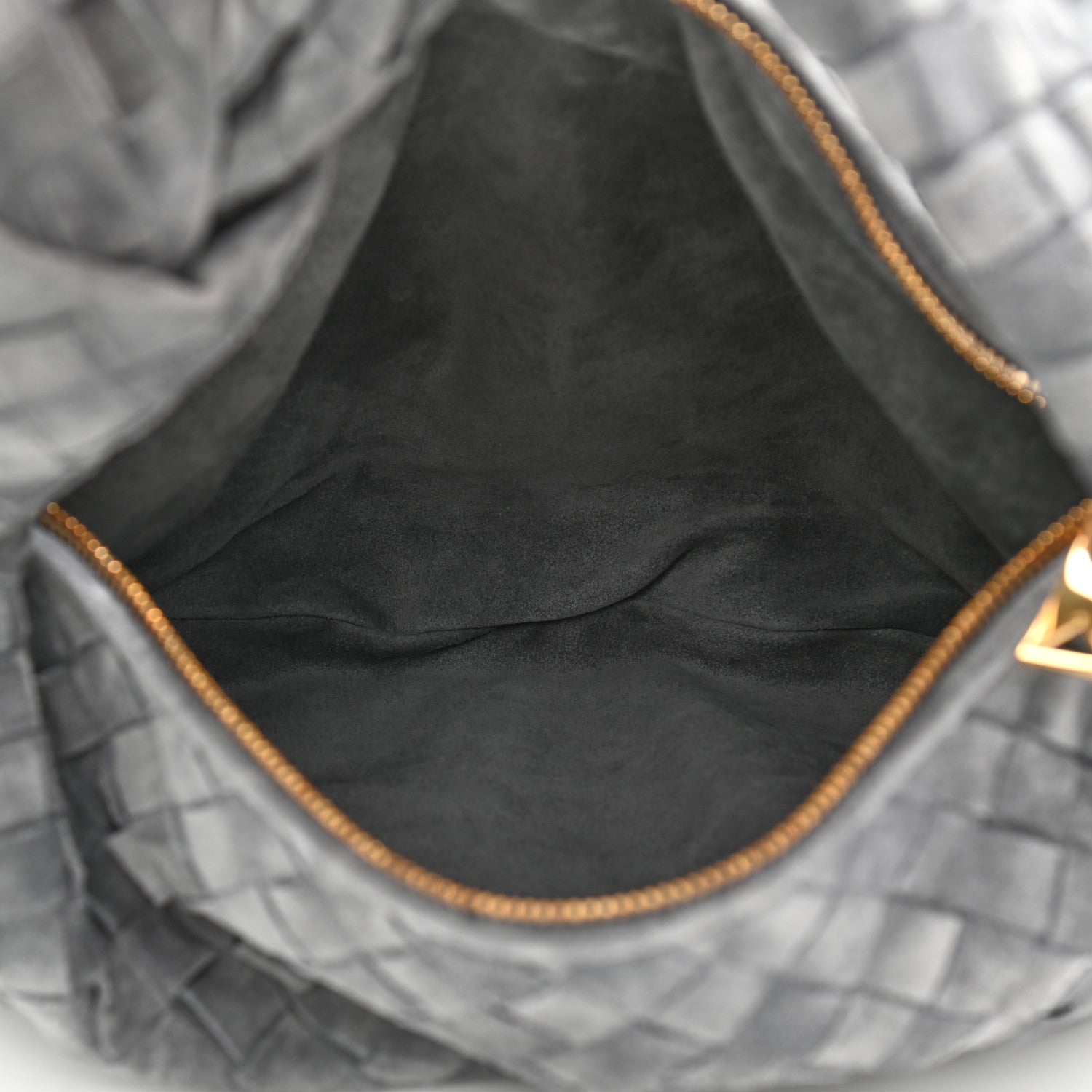 Bottega Veneta Suede Calfskin Intrecciato Teen Jodie Hobo Thunder 5 of 10