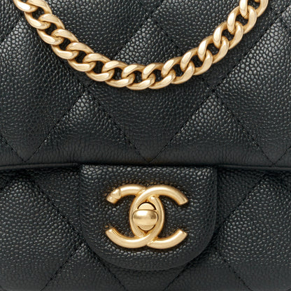 Chanel Caviar Quilted Mini Sweetheart Flap Black 9 of 12