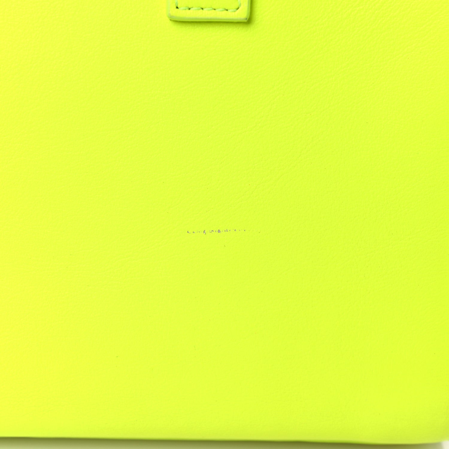 Saint Laurent Calfskin Nano Sac De Jour Neon Yellow 17 of 27