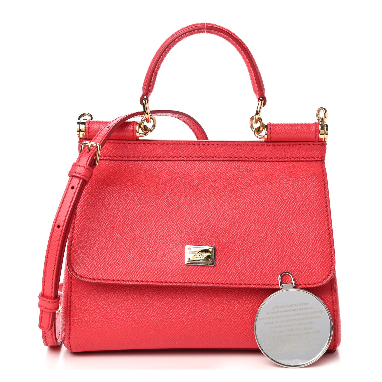 Dolce & Gabbana Dauphine Small Miss Sicily Satchel Roso 1 of 9