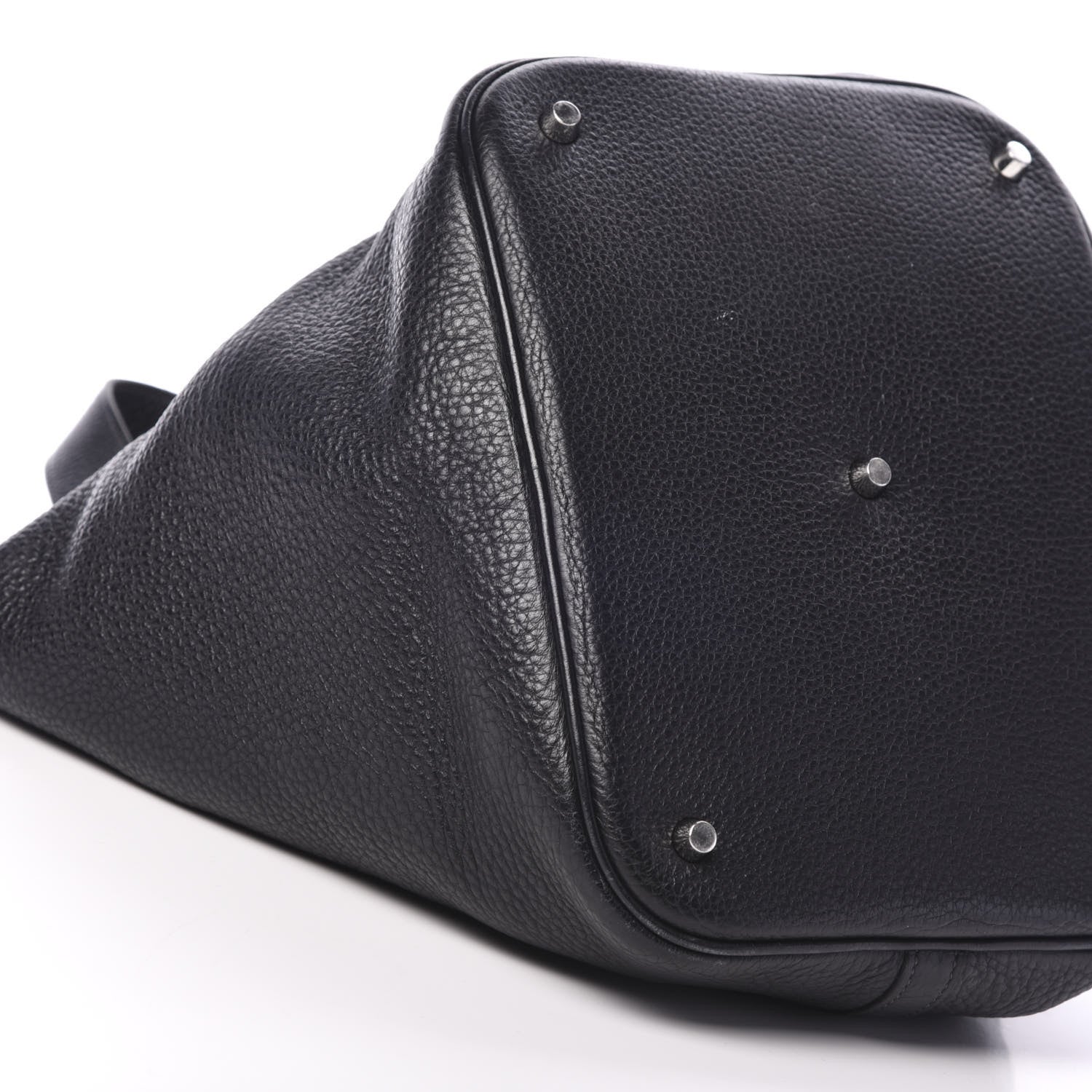 Hermes Taurillon Clemence Picotin Lock 26 GM Indigo 8 of 13