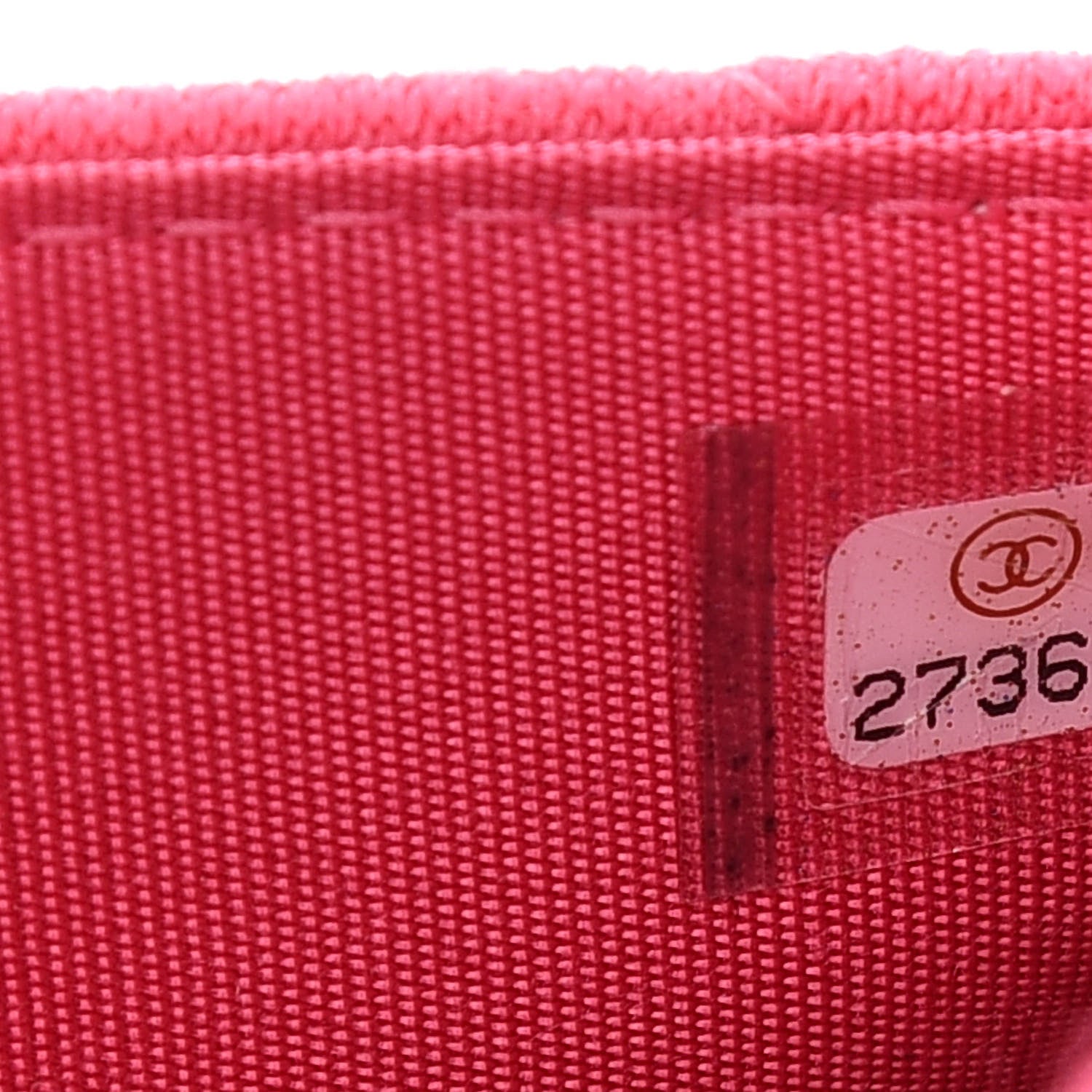 Chanel Jersey Chevron Quilted Trendy CC Wallet On Chain WOC Pink 7 of 9