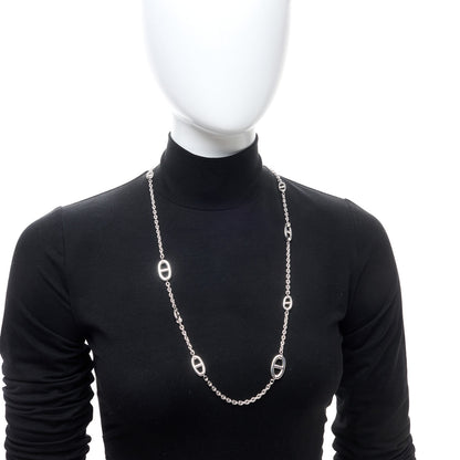 Hermes Sterling Silver Farandole Necklace 80 2 of 5