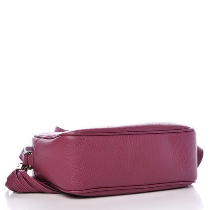 Gucci Pebbled Calfskin Small Soho Disco Bag Peonia Flower 4 of 7