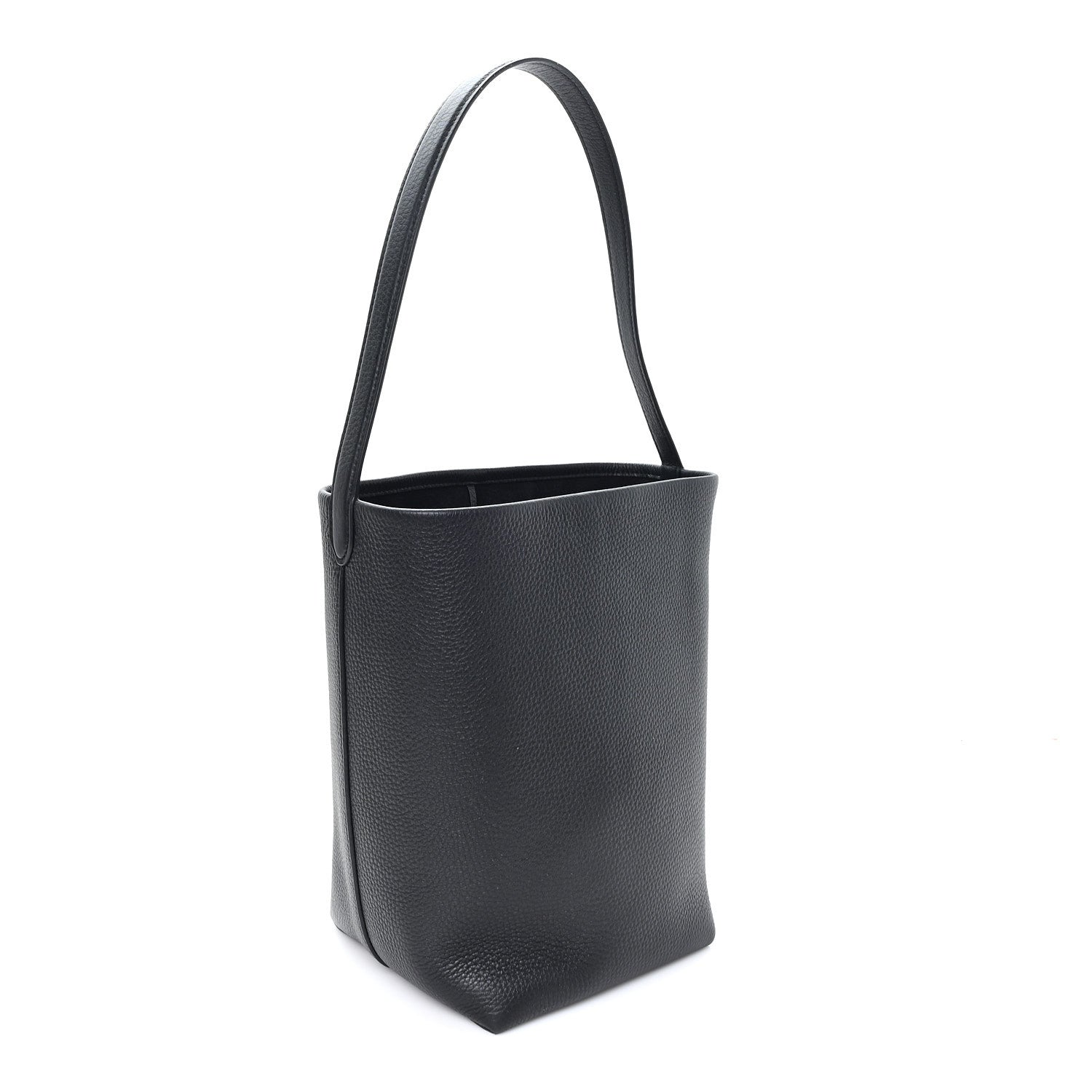 The Row Grained Calfskin Medium N/S Park Tote Black 3 of 9