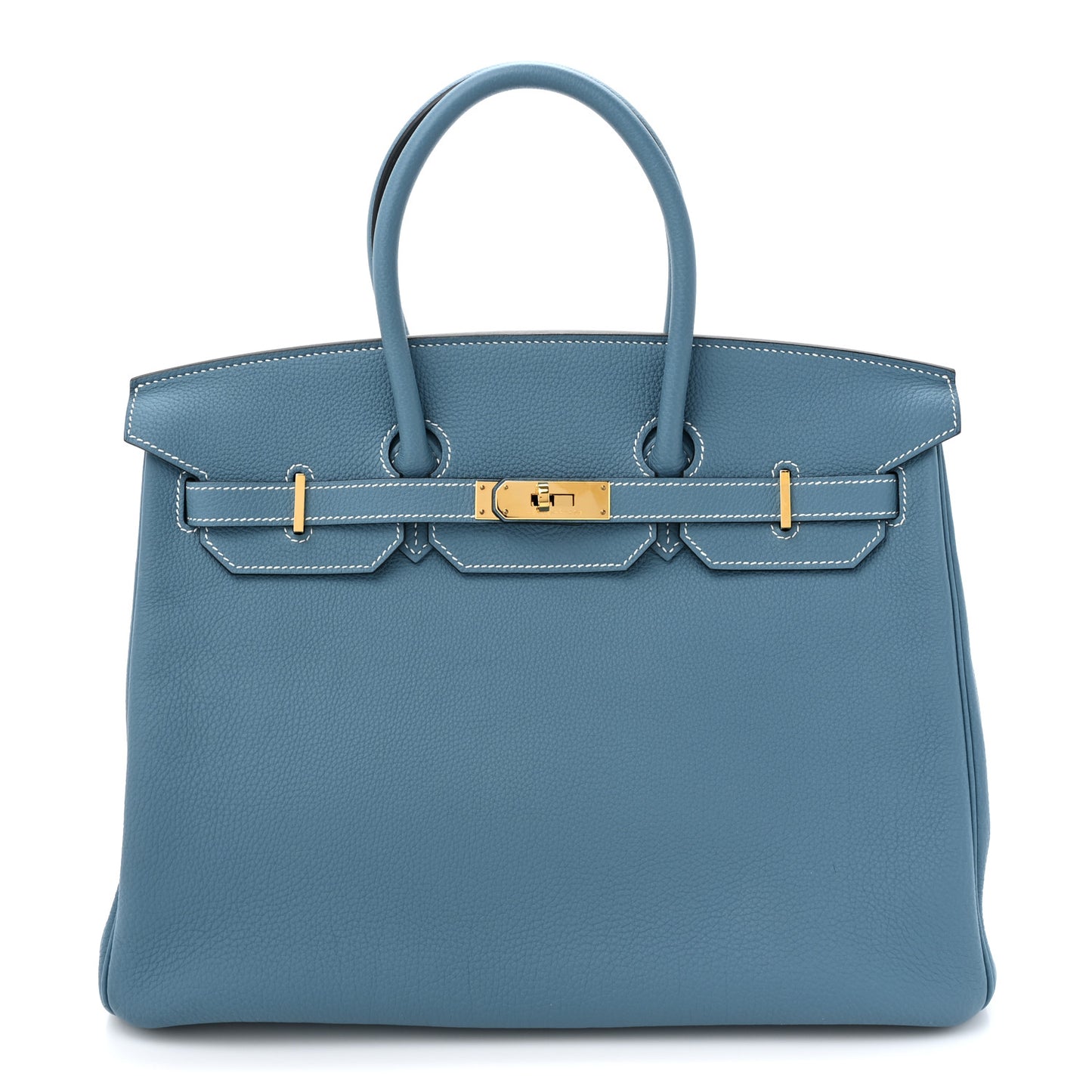 Togo Birkin 35 Blue Jean