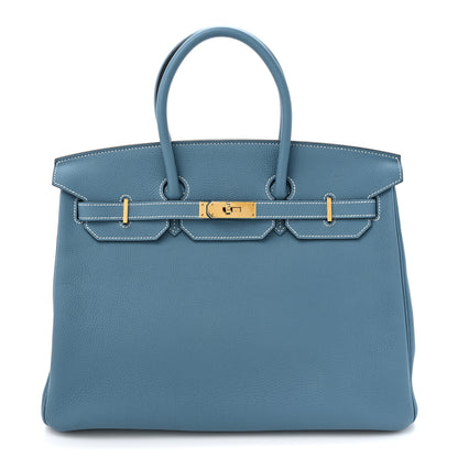 Hermes Togo Birkin 35 Blue Jean 1 of 15