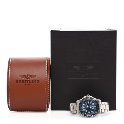 Breitling Stainless Steel 44mm Chronometre Super Ocean II Automatic Watch Blue A17392 5 of 5