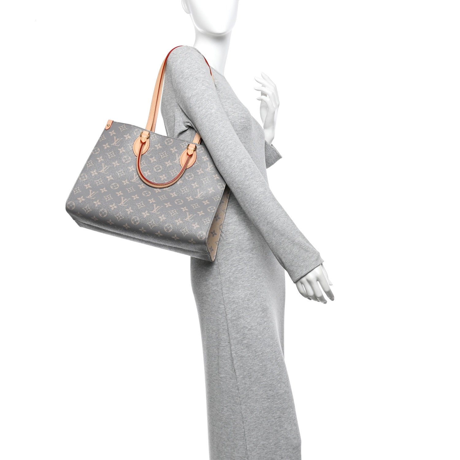 Louis Vuitton グレー モノグラム トートバッグ Louis Vuitton Monogram Onthego MM Trianon Gray 1801563 – FASHIONPHILE