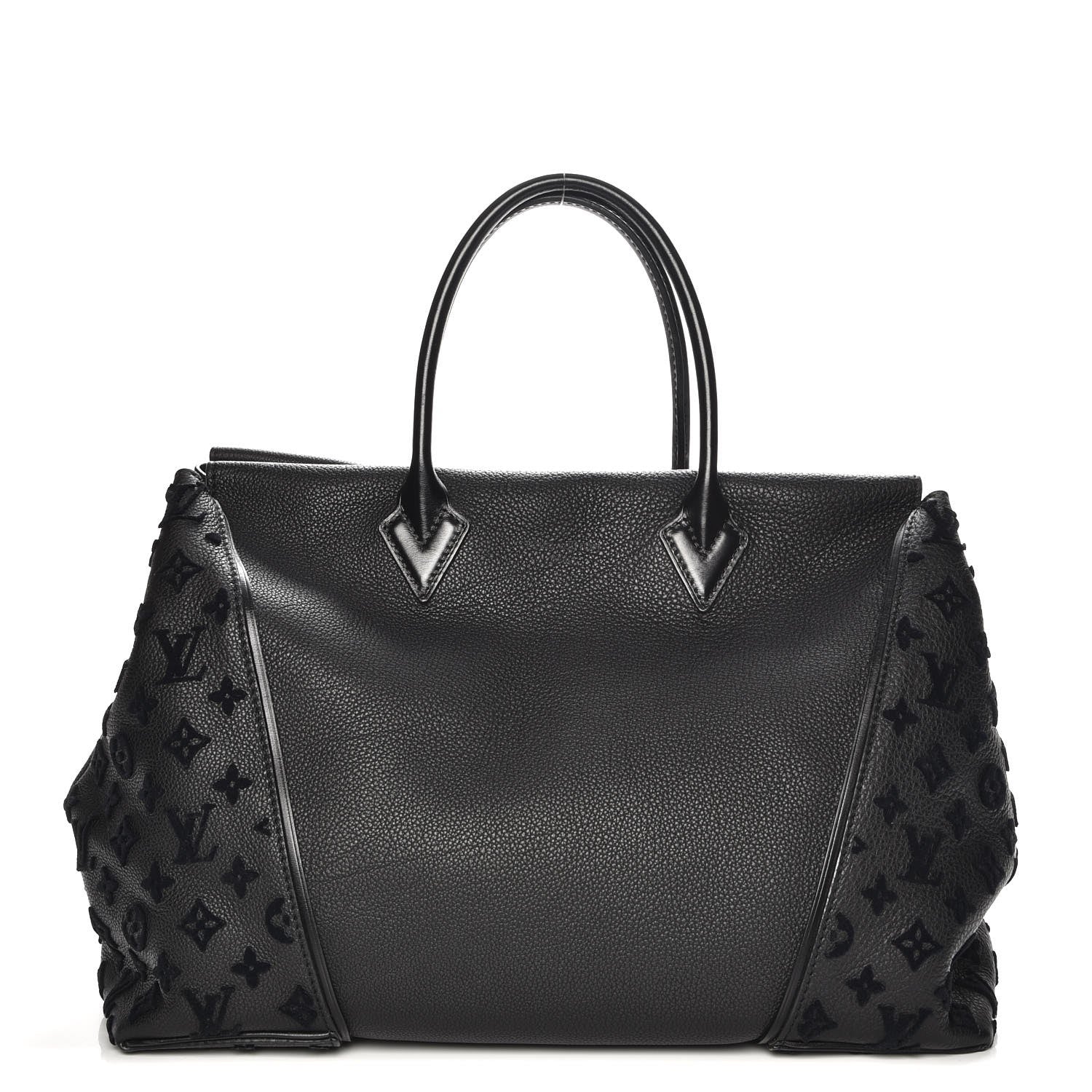 Louis Vuitton Cuir Orfevre Veau Cachemire Tote W GM Black 1 of 7