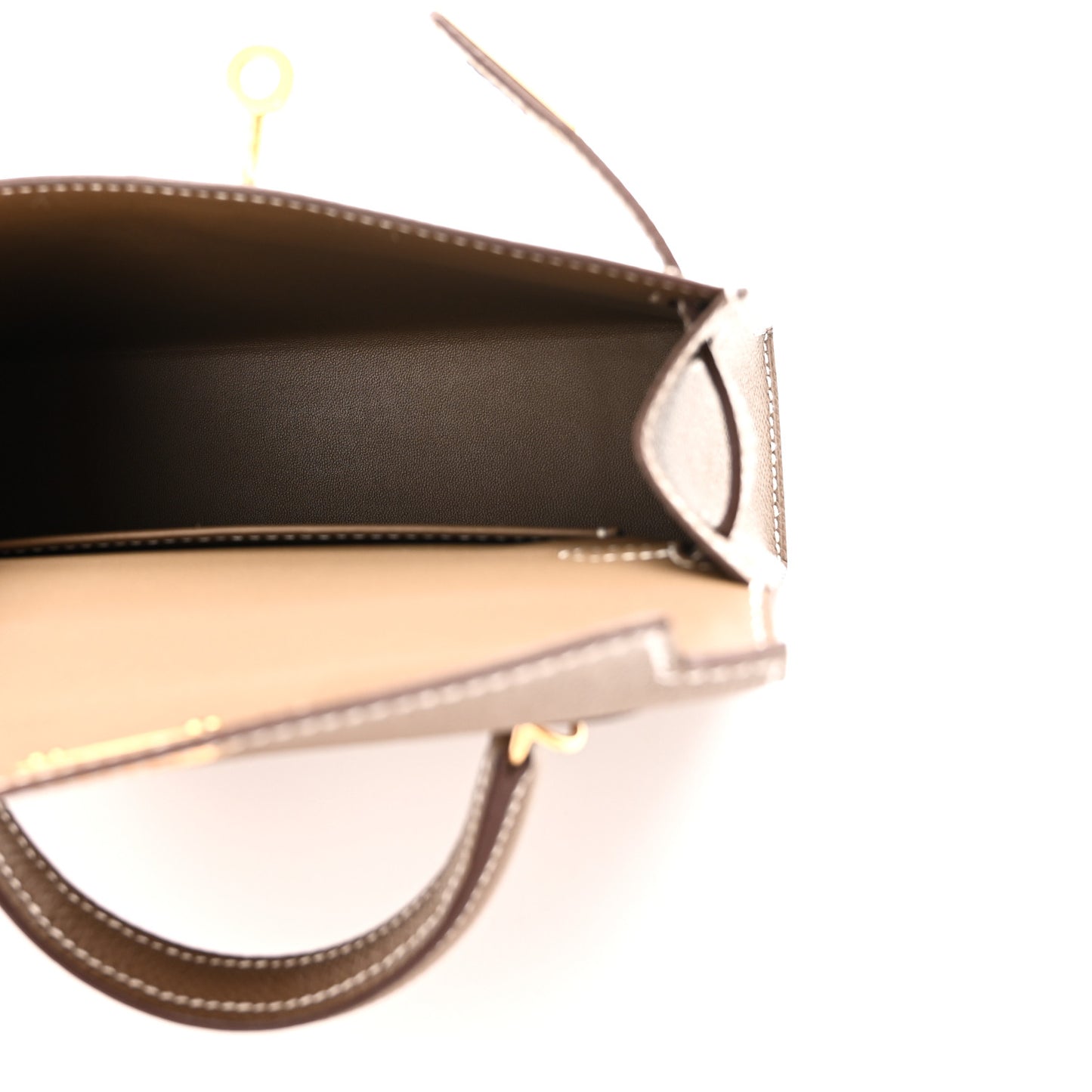 Epsom Mini Kelly Sellier 20 Etoupe