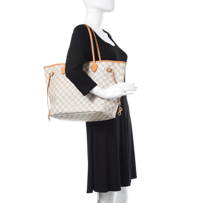 Louis Vuitton Damier Azur Neverfull MM 2 of 22