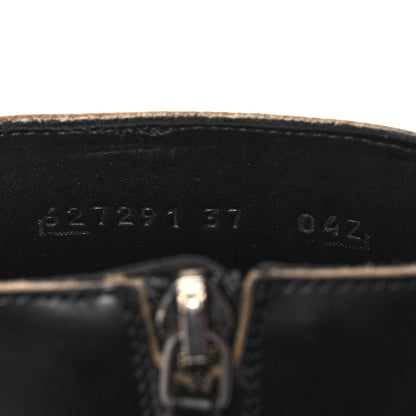Gucci Cordovan Lux Dionysus Hunder Boots 37 Black 11 of 12