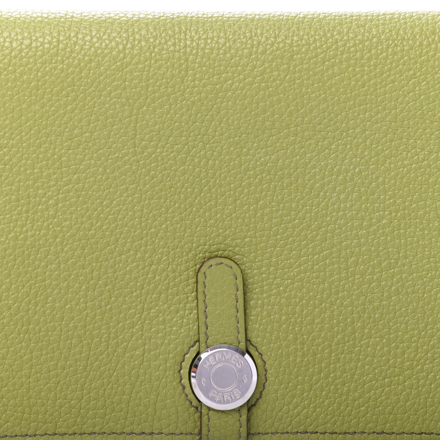Hermes Togo Dogon Duo Wallet Vert Anis 11 of 12