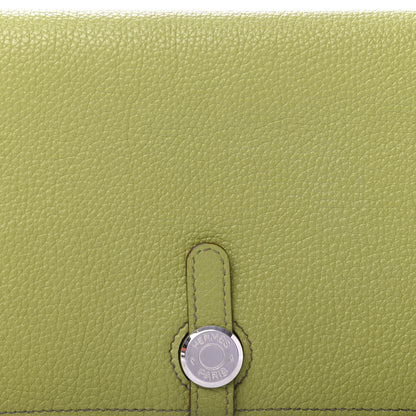 Hermes Togo Dogon Duo Wallet Vert Anis 11 of 12