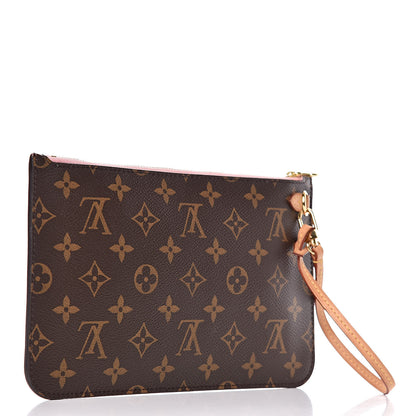 Louis Vuitton Monogram Neverfull MM GM Pochette Sugar Pink 3 of 7