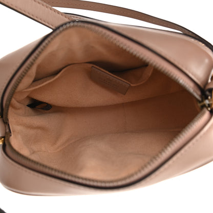 Gucci Calfskin Matelasse Mini GG Marmont Chain Shoulder Bag Porcelain Rose 5 of 10