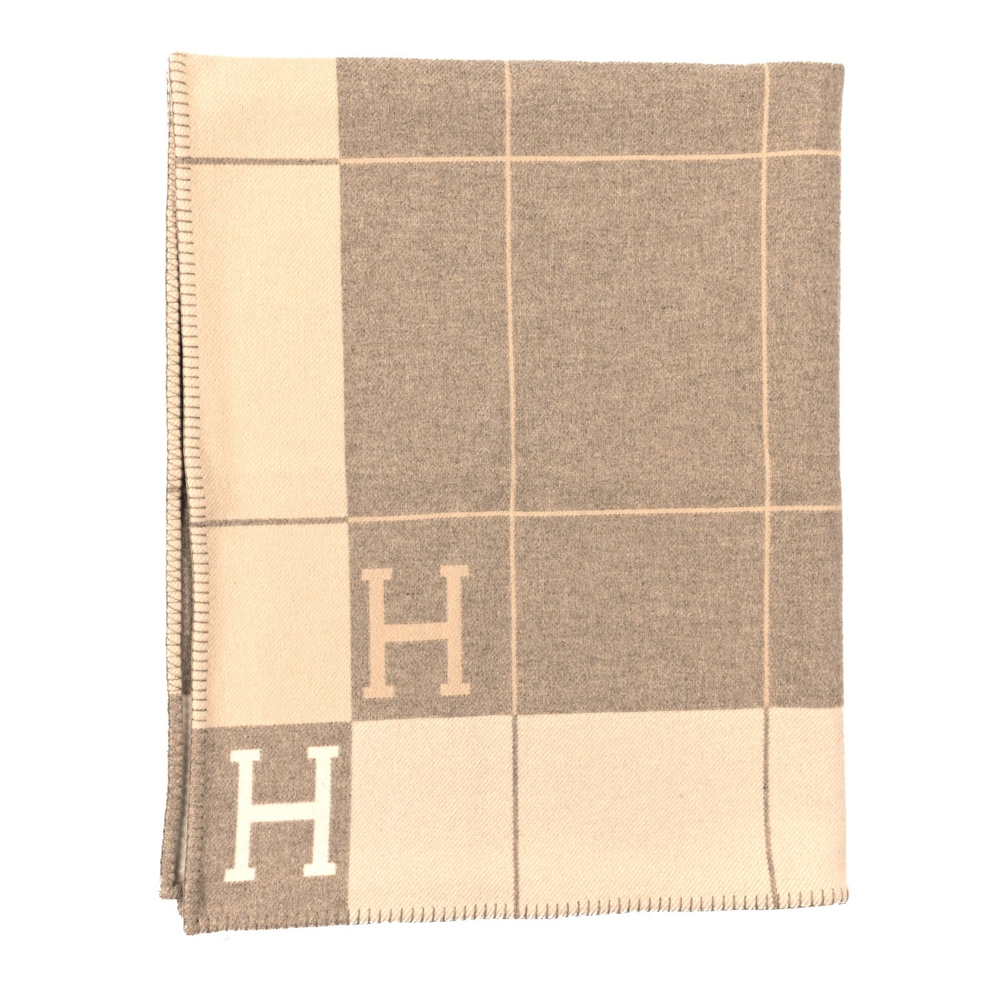 Wool Cashmere Avalon III Blanket Coco Camomille