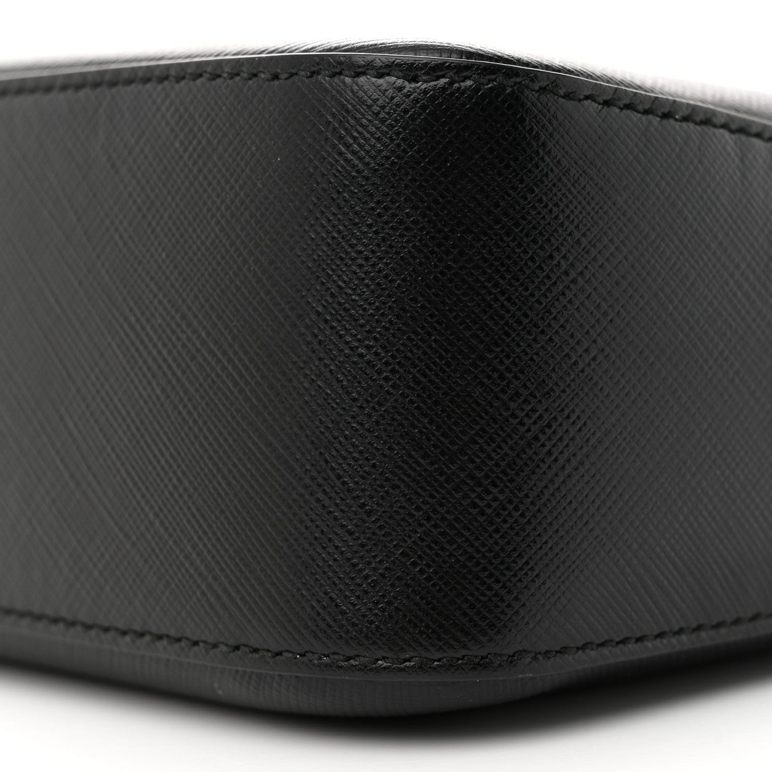 Salvatore Ferragamo Hammered Calfskin Lydia Bow Camera Bag Black 10 of 10