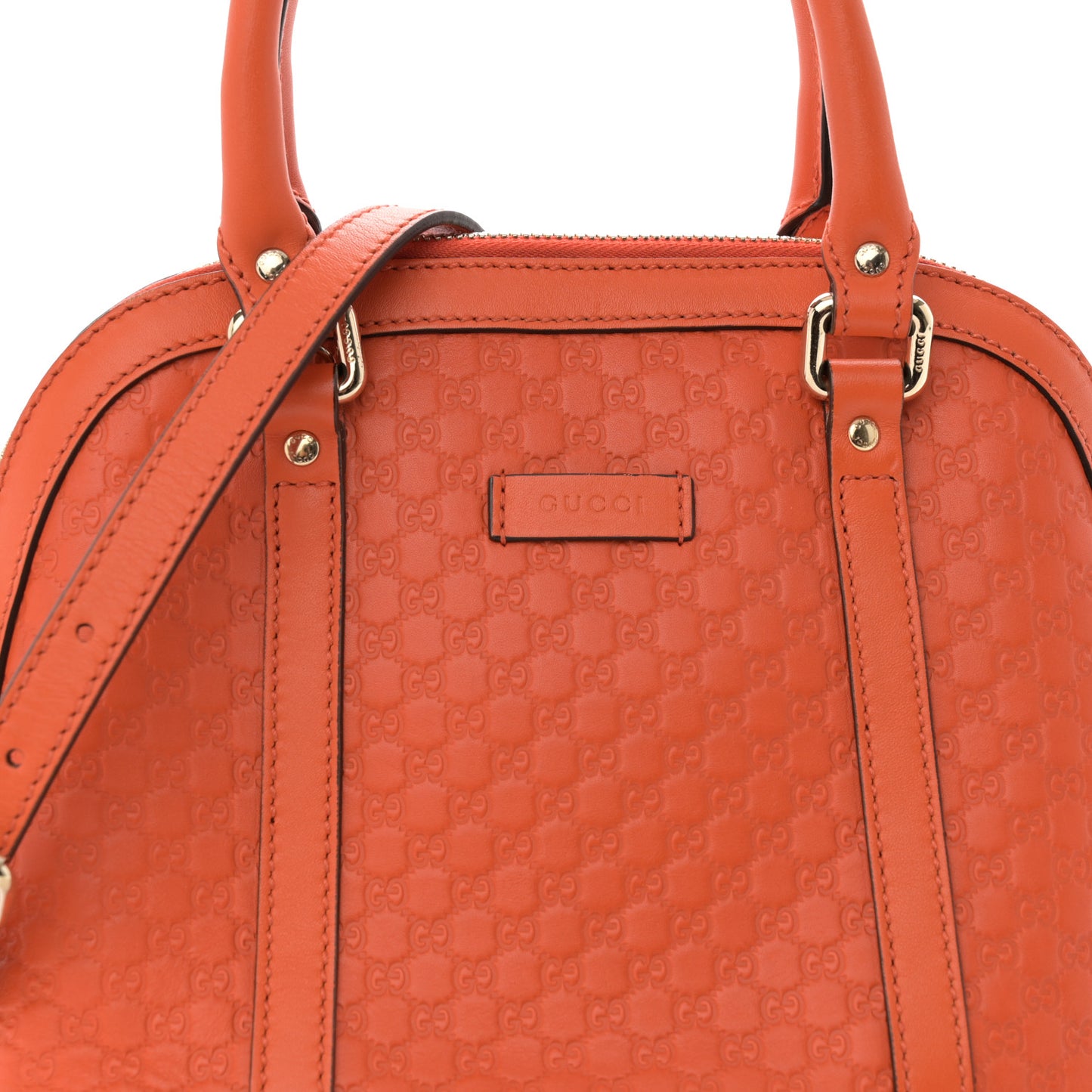 Microguccissima Mini Dome Bag Sun Orange