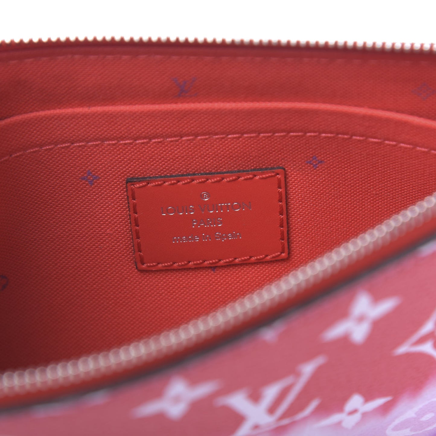 Monogram Escale Neverfull MM GM Pochette Rouge