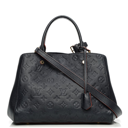 Louis Vuitton Empreinte Montaigne MM Marine Rouge 1 of 8