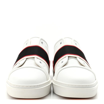 Christian Louboutin Calfskin Mens Adolescenza Flat Sneakers 43.5 White 3 of 9