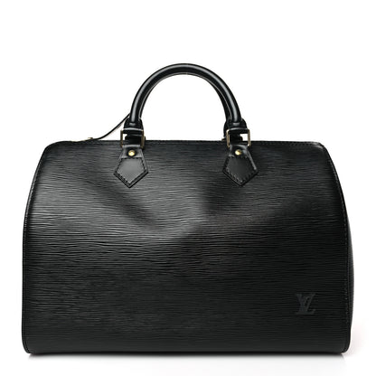 Louis Vuitton Epi Speedy 30 Black 1 of 8