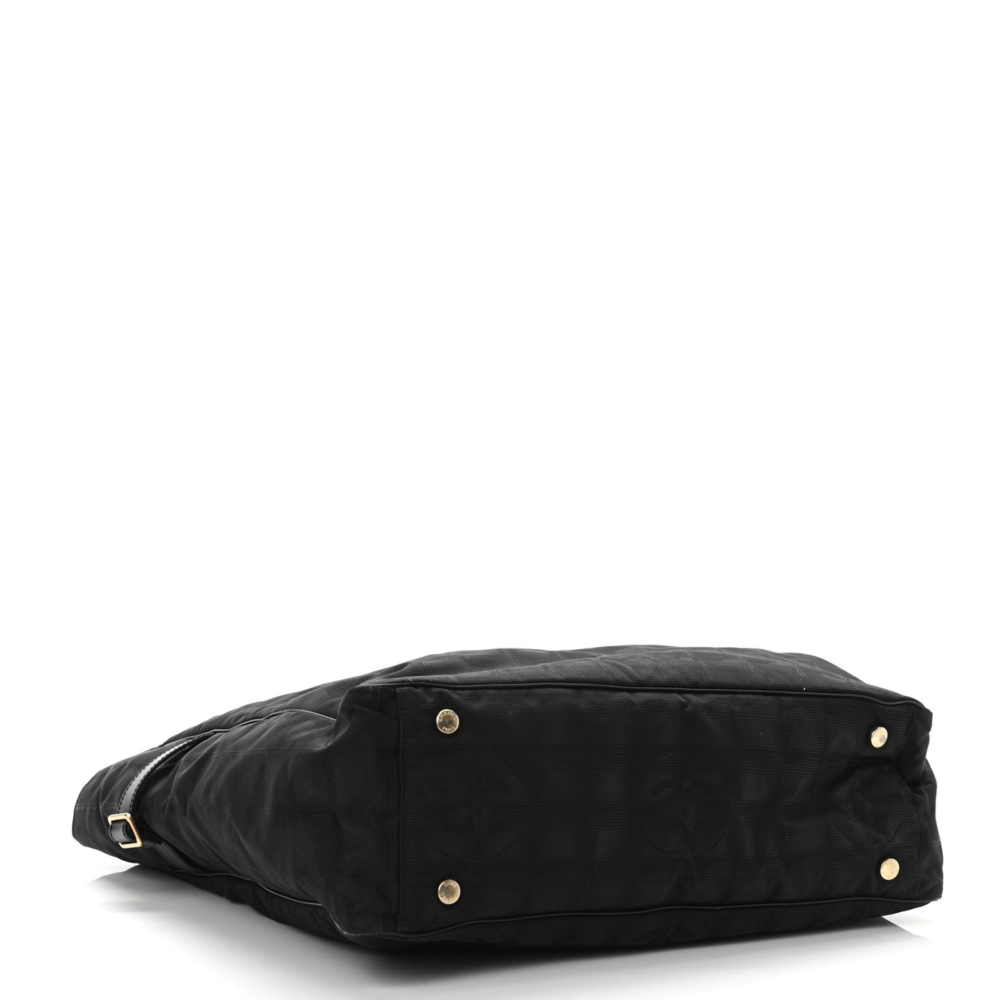 Nylon Medium Travel Tote Black