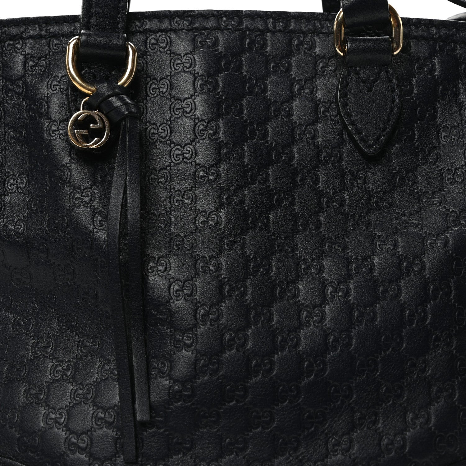 Gucci Microguccissima Small Bree Tote Black 8 of 10
