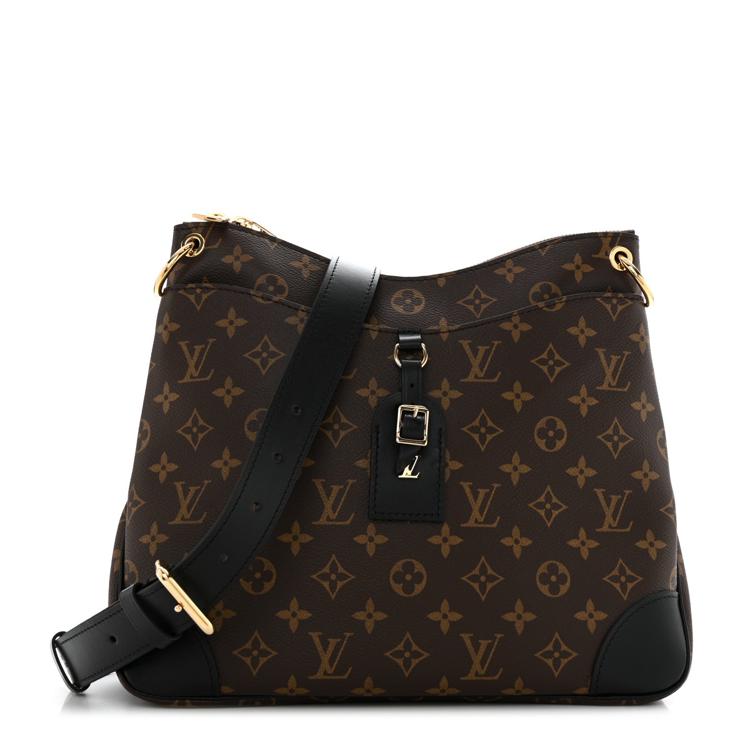 Louis Vuitton Monogram Odeon MM Black 1 of 9