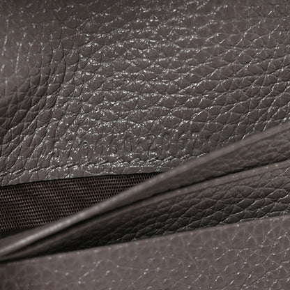 Gucci Grainy Calfskin Zumi Chain Card Case Wallet Dusty Grey 6 of 6