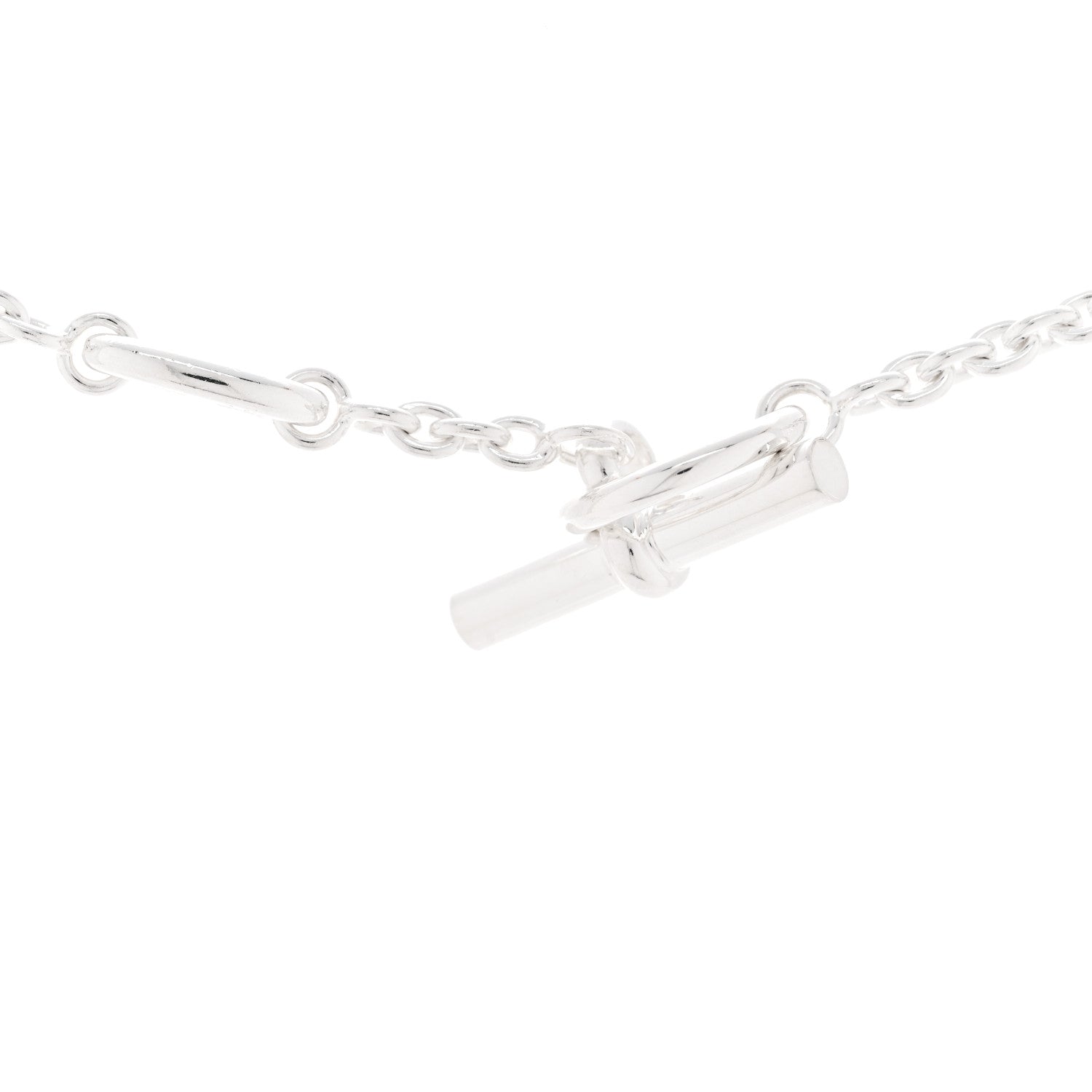 Hermes Sterling Silver Farandole Necklace 160 5 of 6