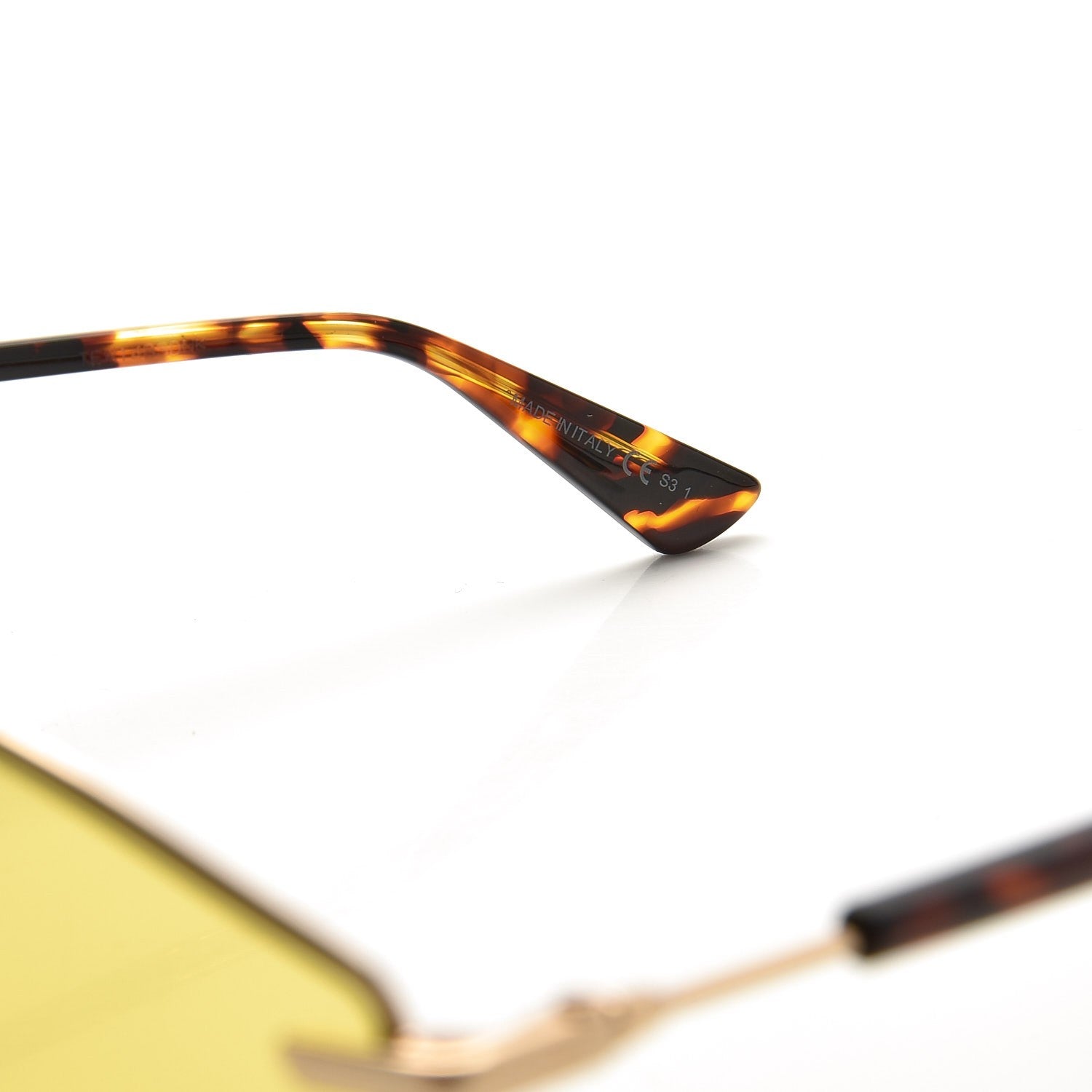Christian Dior So Real Pop Sunglasses Yellow 8 of 9