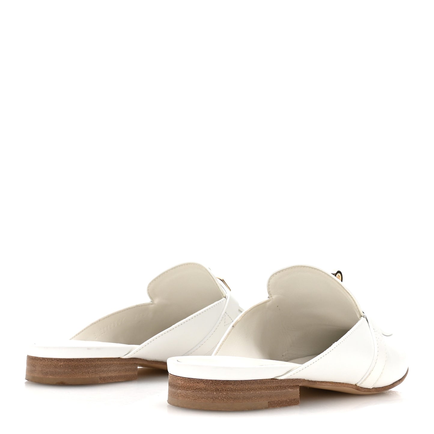 Calfskin Oz Mules 36 White