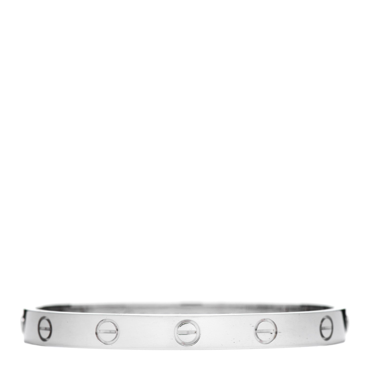 Cartier 18K White Gold LOVE Bracelet 16 1 of 5