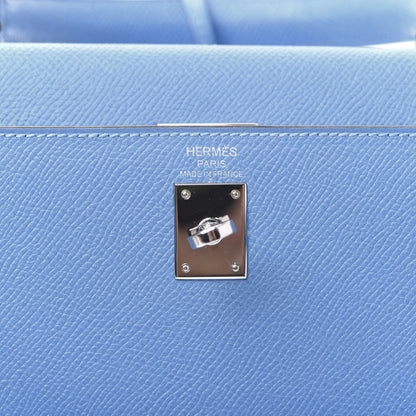 Hermes Epsom Kelly Sellier 25 Bleu Paradis 20 of 40