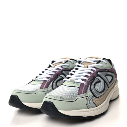 Christian Dior Technical Mesh Calfskin Mens B30 Sneakers 43 Grey Brown 3 of 10