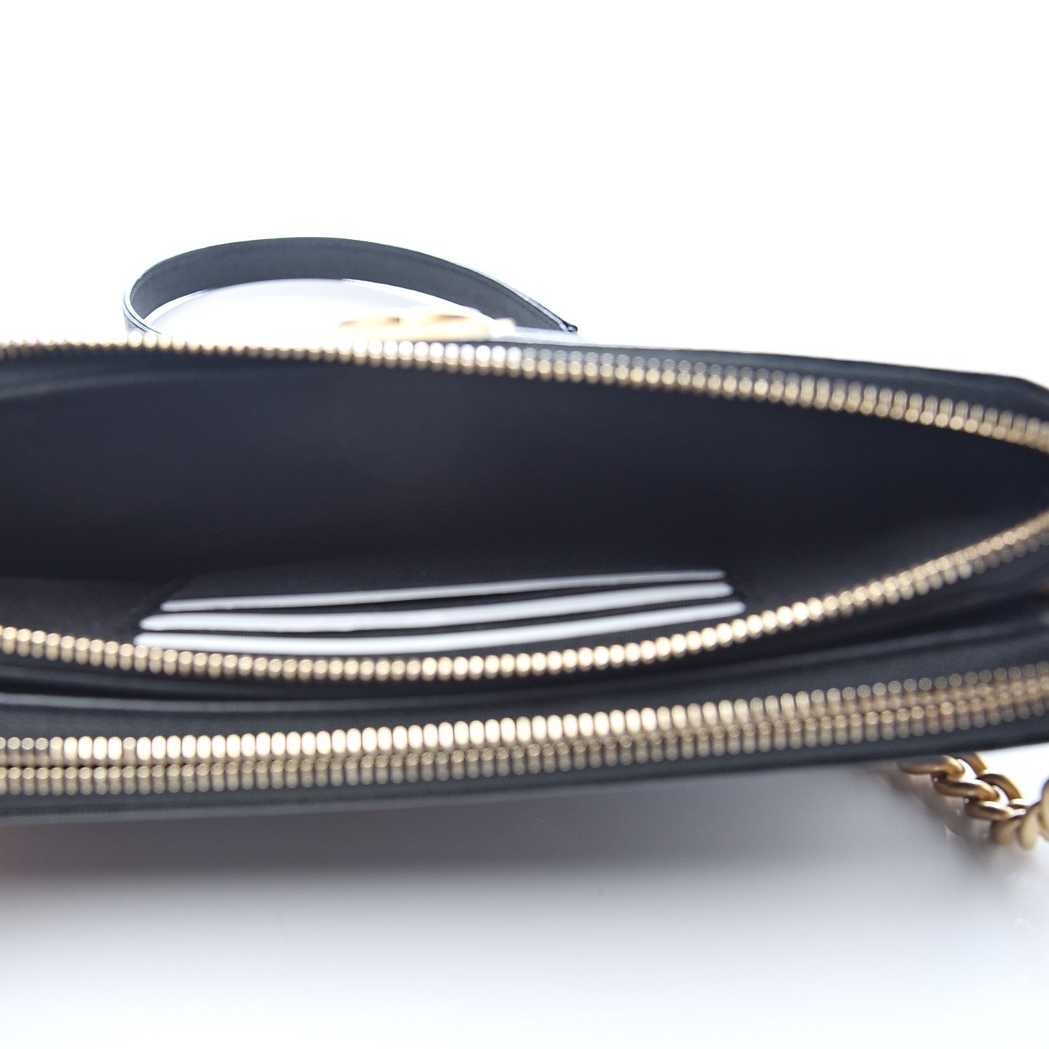 Chanel Caviar Quilted Small Boy Clutch With Chain Black 4 of 12