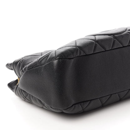 Chanel Caviar Quilted Timeless CC Soft Tote Black 6 of 10