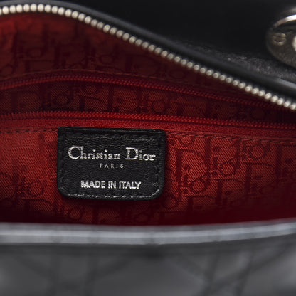 Christian Dior Lambskin Cannage Medium Lady Dior Black 7 of 13