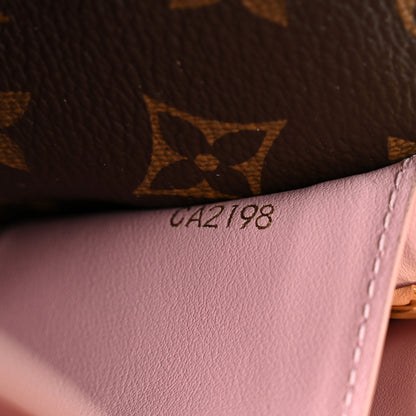 Louis Vuitton Patent Calfskin Monogram Cherrywood Chain Wallet Rose Ballerine 7 of 12