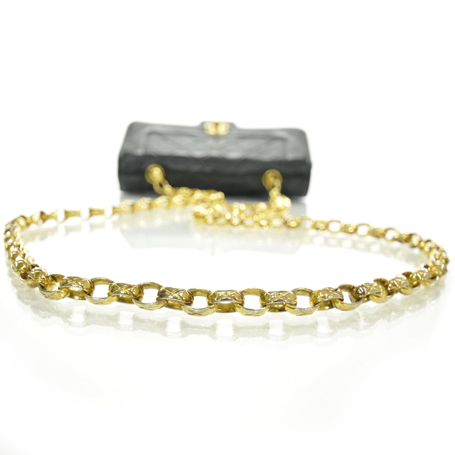 Chanel Lambskin Mini Flap Navy GHW 6 of 11