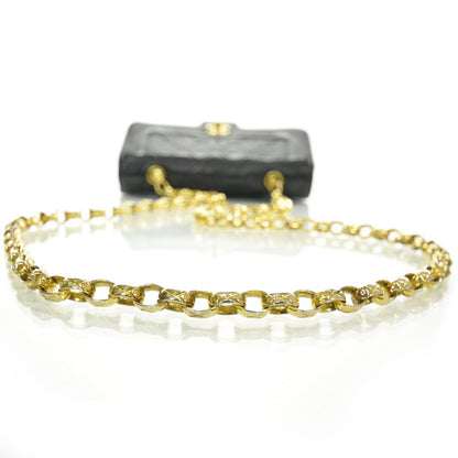 Chanel Lambskin Mini Flap Navy GHW 6 of 11