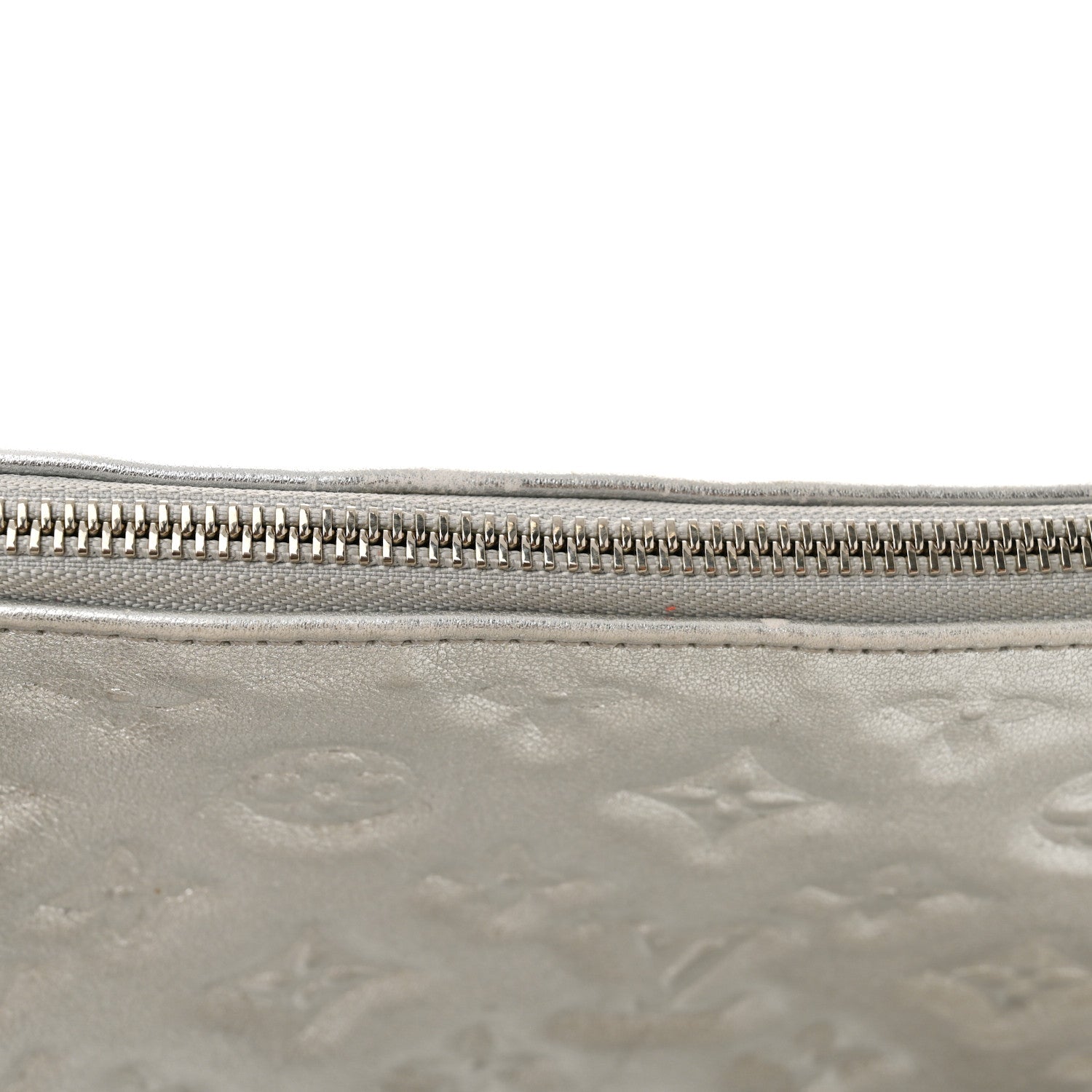 Louis Vuitton Metallic Lambskin Embossed Monogram Coussin PM Silver 13 of 17