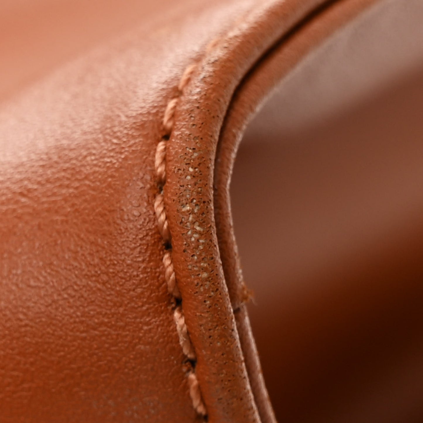 Vegan Leather Large Shopping Bag Tan