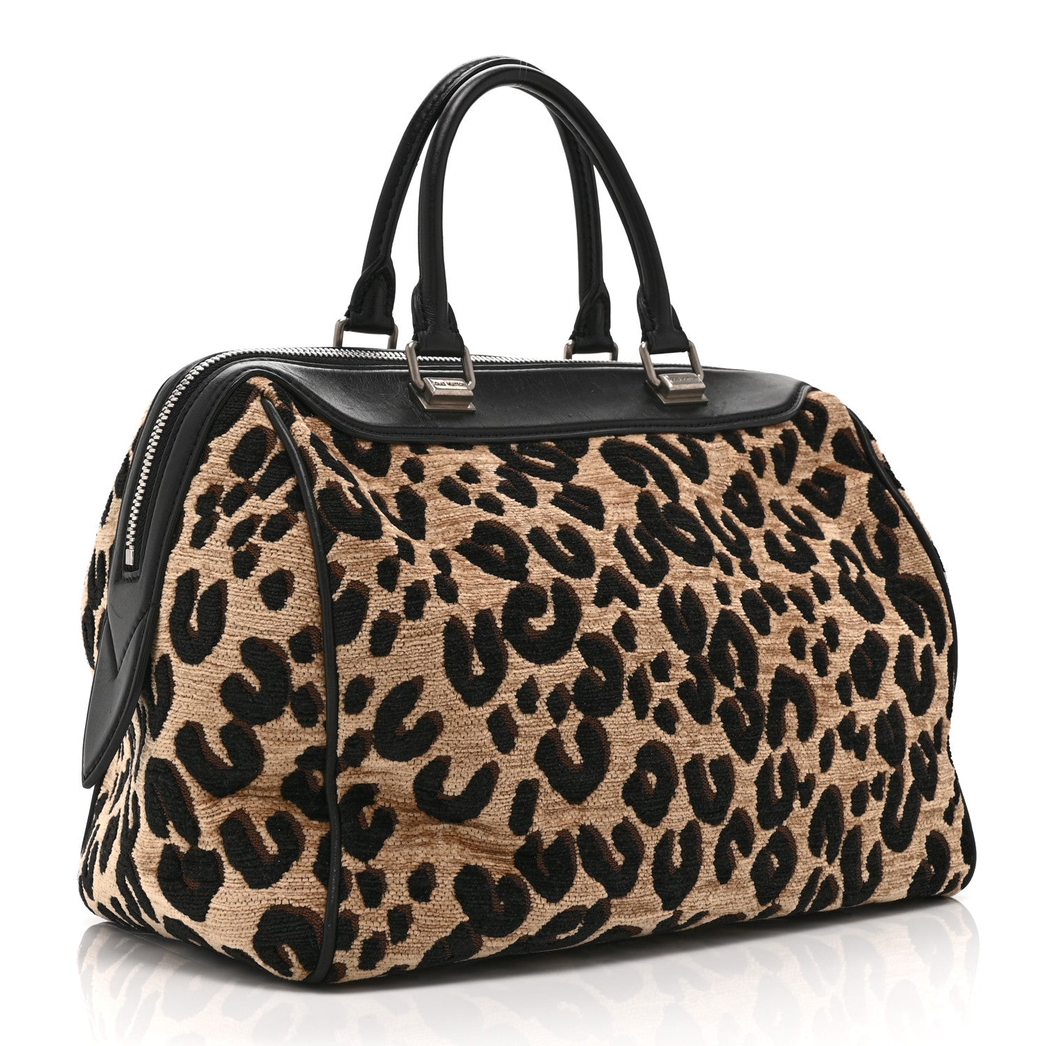 Louis Vuitton Jacquard Velvet Leopard Print Stephen Sprouse Speedy 2 of 14